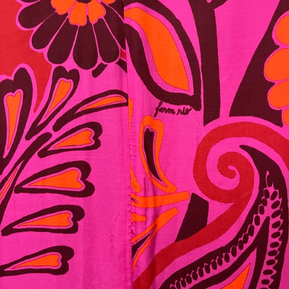 NWT FARM Rio Floral Pink Maxi Dress. - Picture 6 of 8